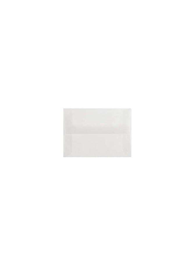 LUXPaper A10 invitation Envelopes | Peel & Press | 6" x 9 1/2" | Clear Translucent | 30lb. Text | 50 Qty